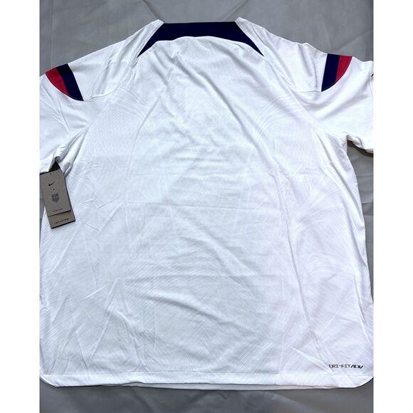 NIKE Men’s 3X USA National Team USMNT soccer 2022/2023 Vapor Jersey DN0638-101 - Picture 2 of 11